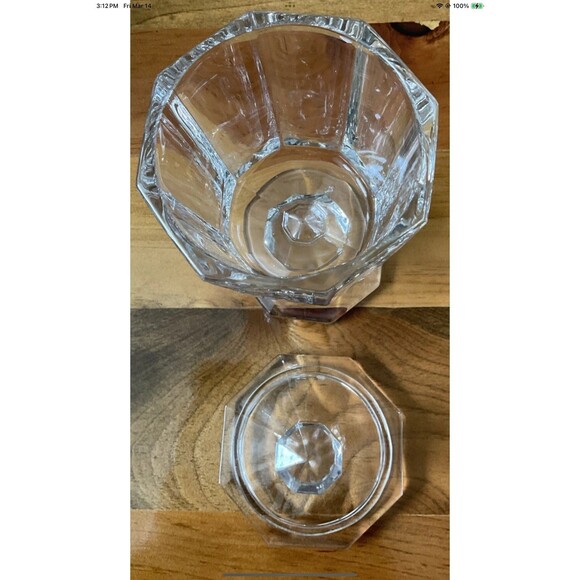 Apothecary/Candy Clear Crystal Candy Jar Vintage Circa 19th Century 9” Tall - Picture 4 of 6